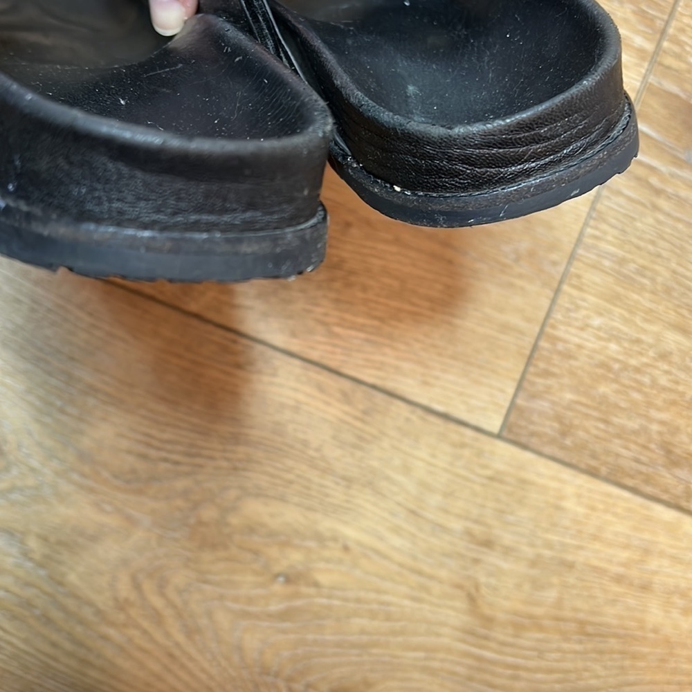Saint Laurent Jimmy Black Velvet Sandals Size 36/6 - Picture 7 of 9